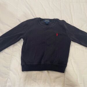 Polo by Ralph Lauren Kids Black Sweatshirt with Red Logo